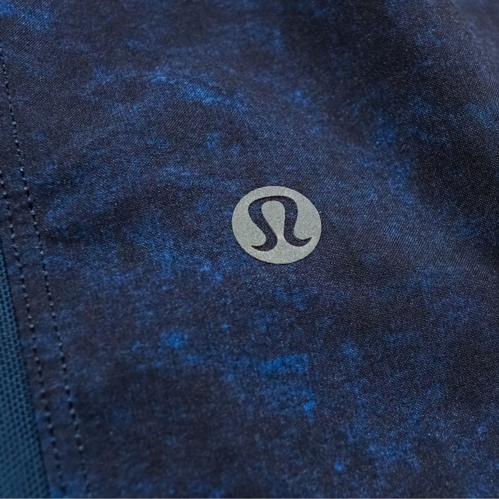Lululemon Pace Breaker Lined Shorts Mens XL Navy Black Diamond Dye 9" M7ADJS - Picture 4 of 12